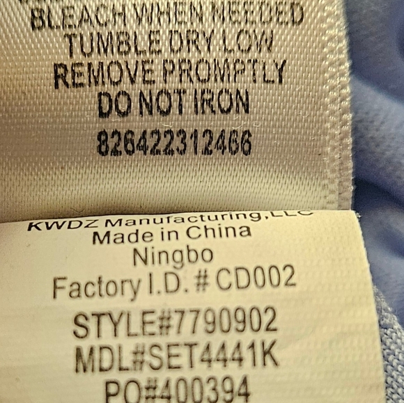 Knit Works Girls Blue Short Sleeve Cropped Floral Cut Out Top Size XL 16 - Picture 6 of 10